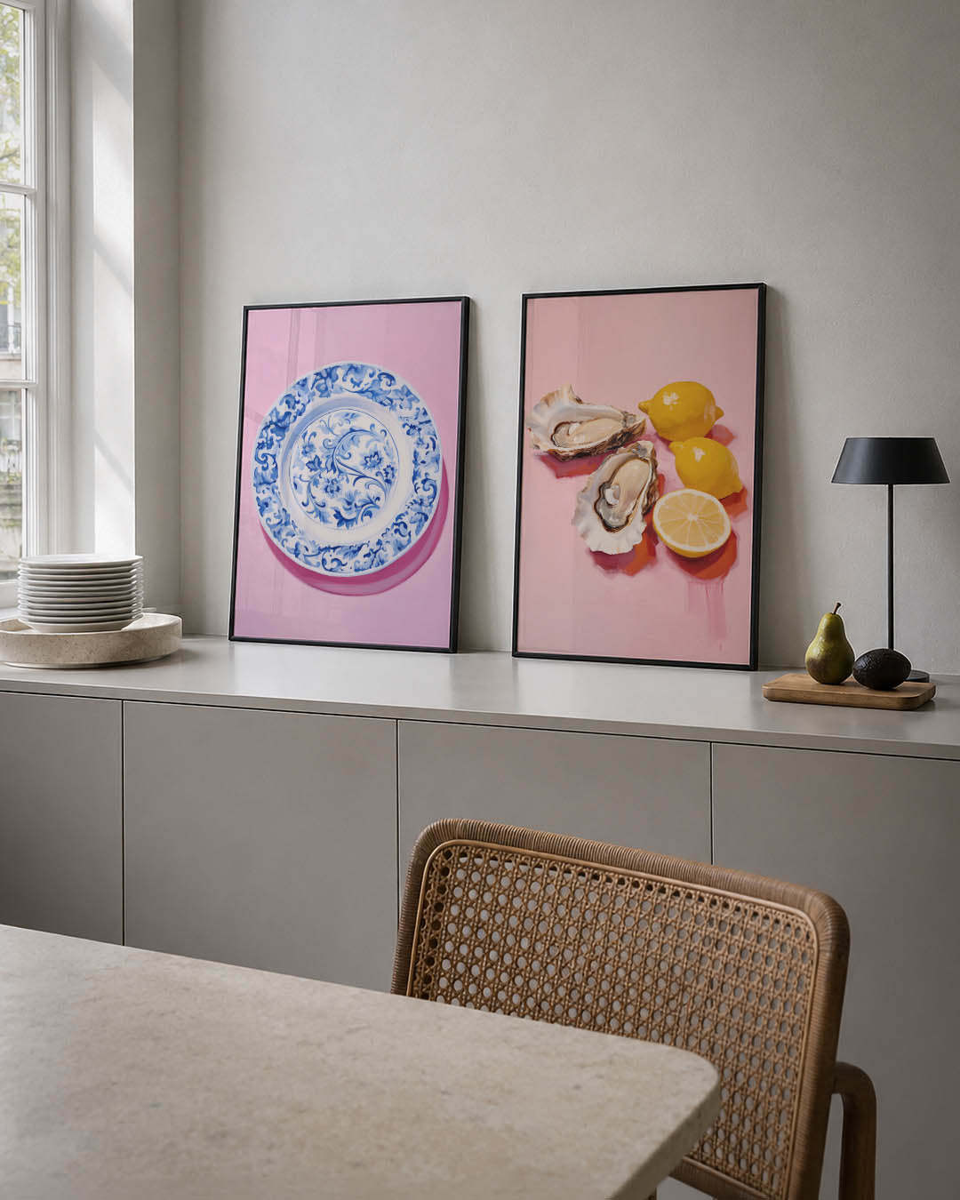 Bloemrijk servies Posterset