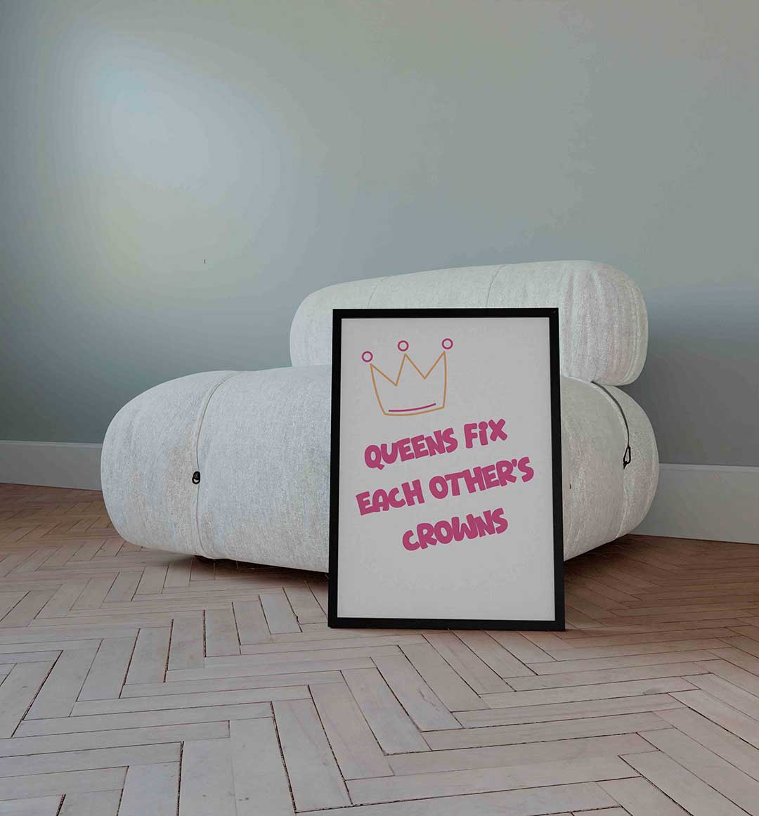 Kroon en tekst Poster