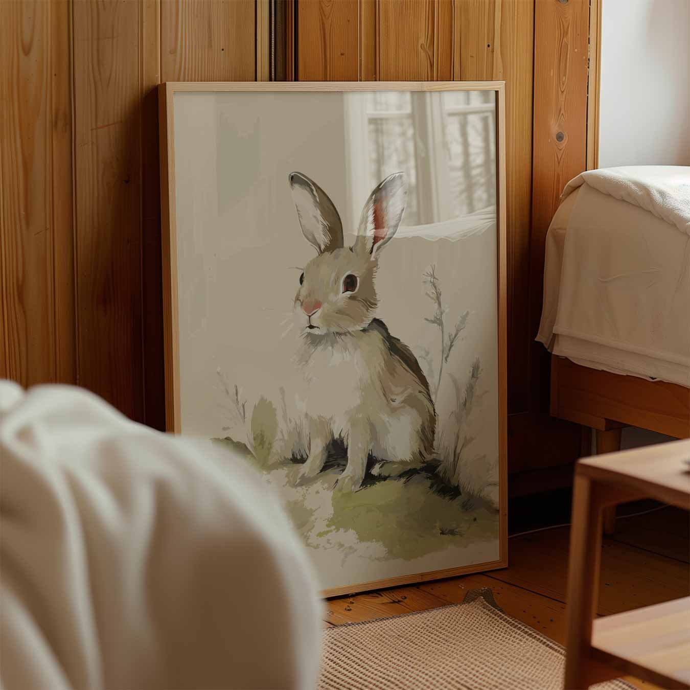 Schattige Konijnenposter-WallArtistic