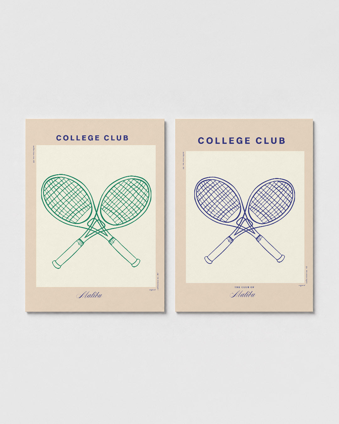 Tennisvormen Posterset