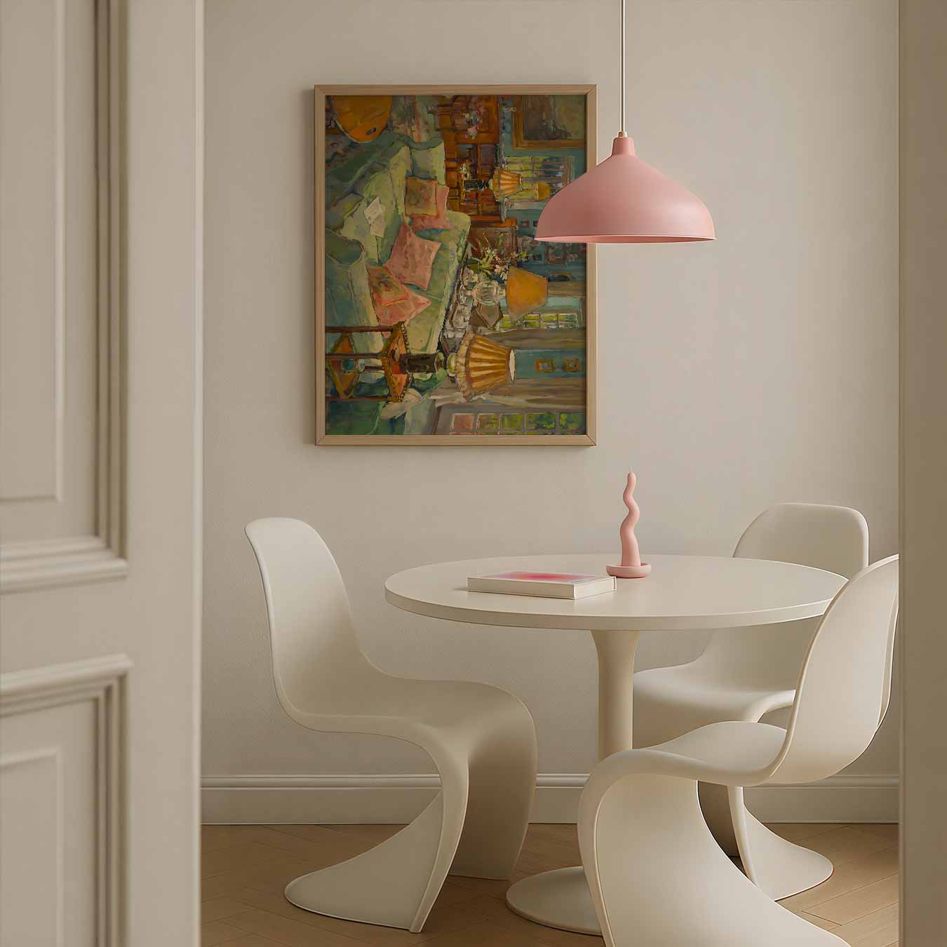 Gezellige Woonkamer Sfeerposter-WallArtistic