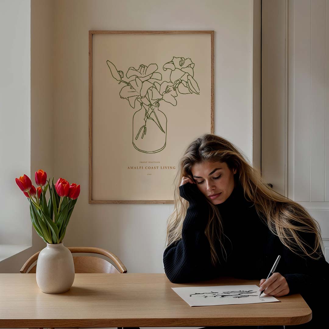 Elegante Botanische Poster-WallArtistic
