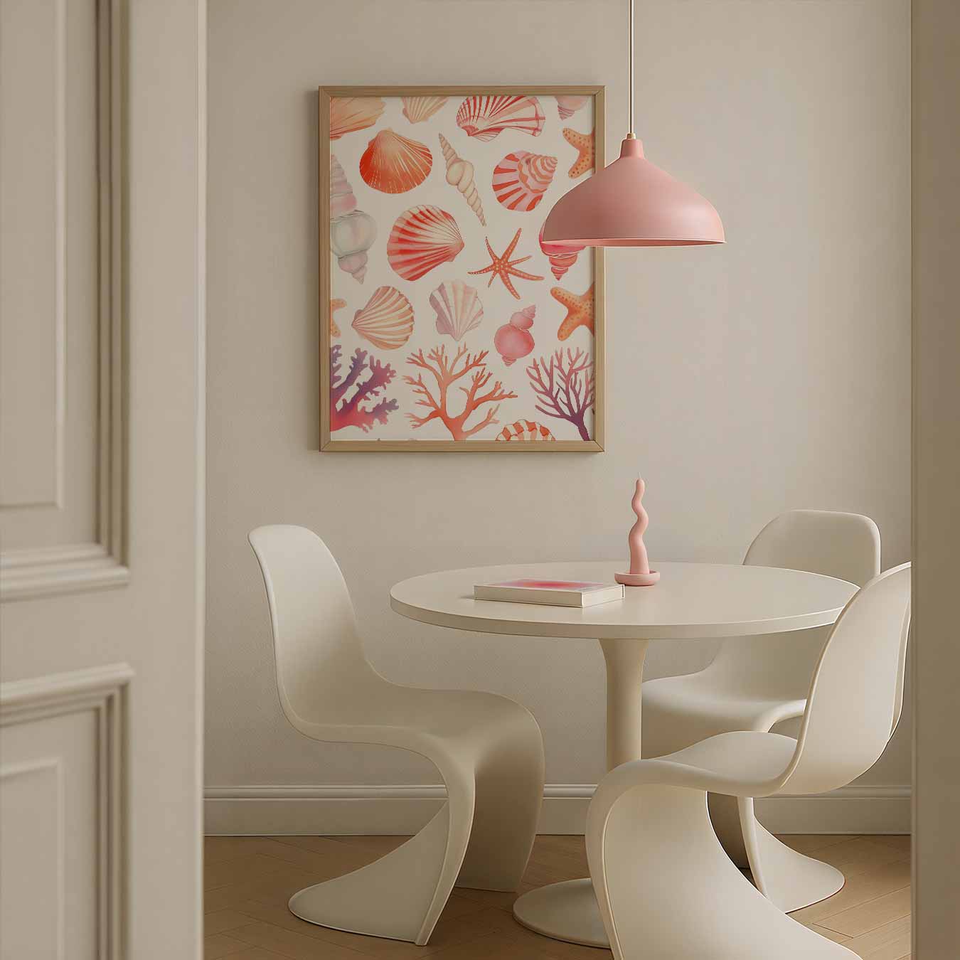 Schitterende Schelpen en Koraal Poster-WallArtistic