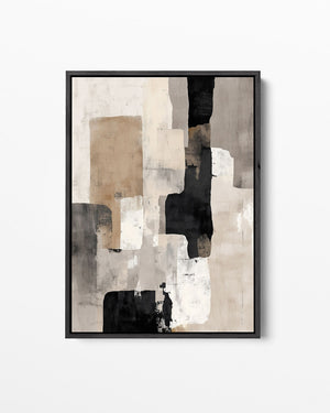 Geometrische vormen – staand wanddecoratie kunstwerk