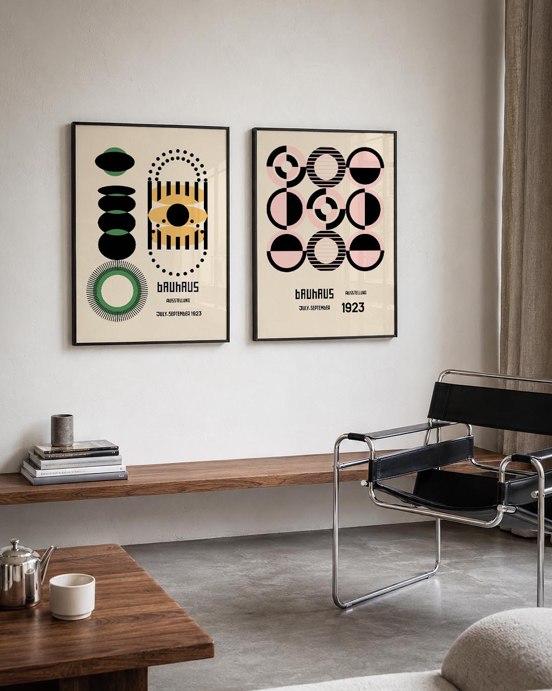 Vormenspel en kleur Posterset