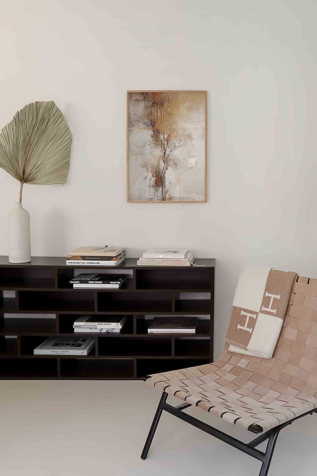 Abstracte beige textuur Poster