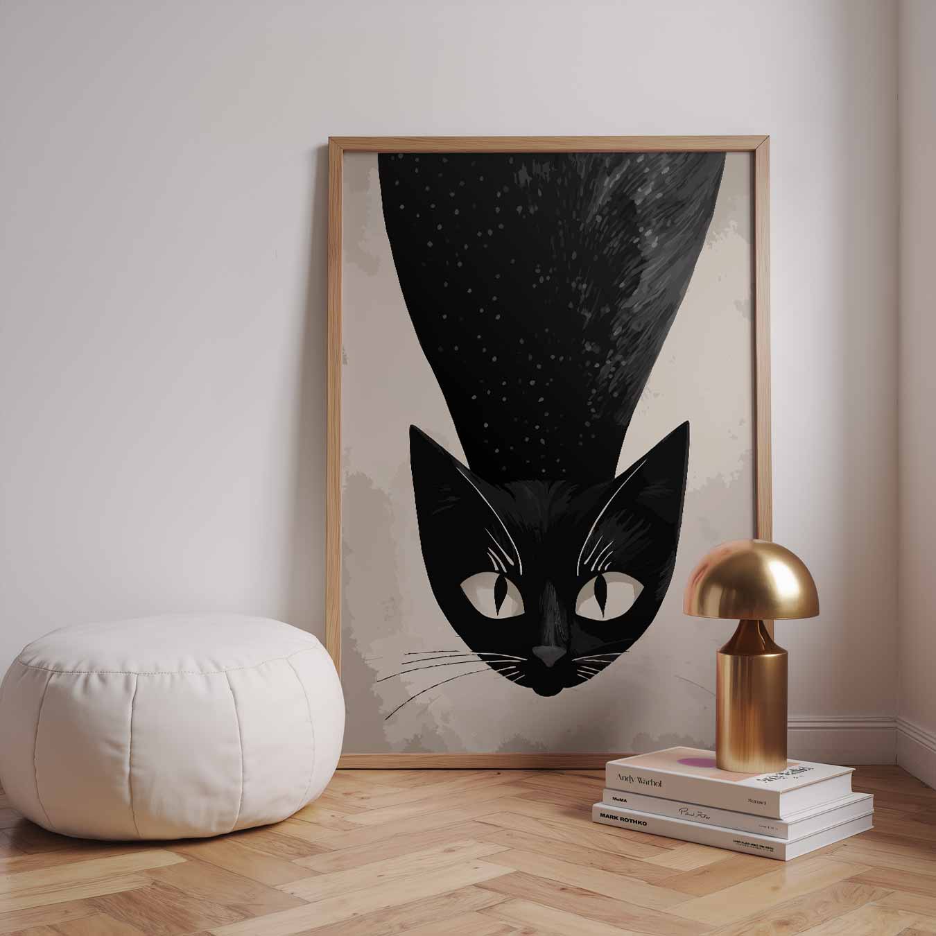 Stijlvolle Kattenposter-WallArtistic