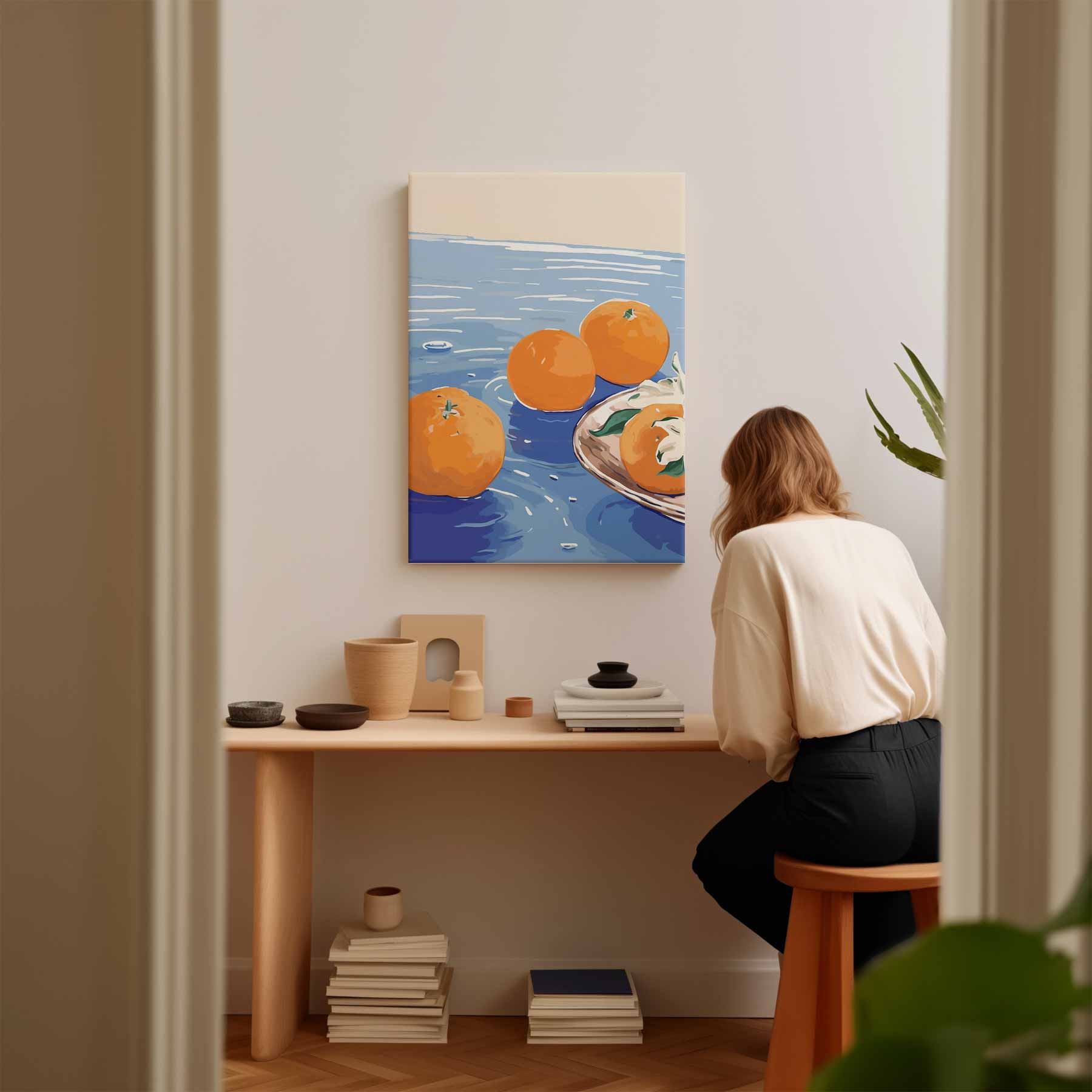 Citrus Serenade Kunstwerk-canvas-dibond-plexiglas-wanddecoratie-WallArtistic