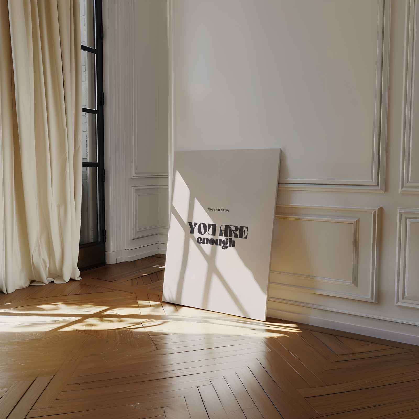 Inspirerende Motivatieposter "You Are Enough