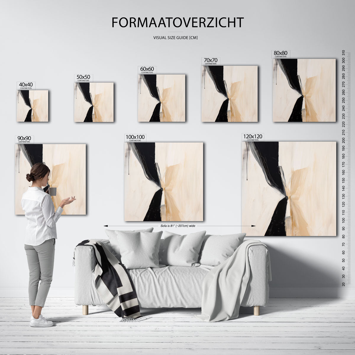 Abstracte vormen Poster