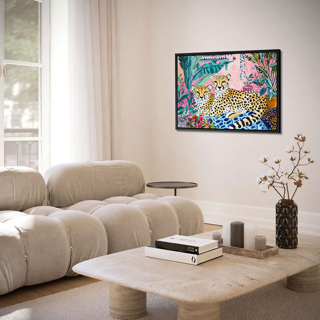 Kleurrijke dierenwereld Kunstwerk