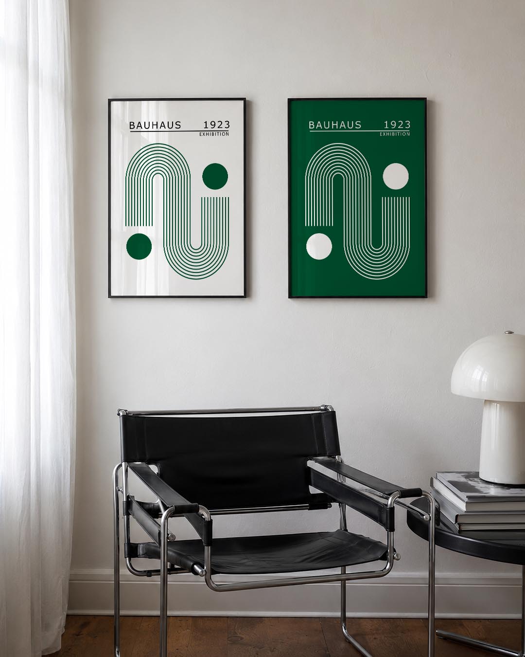 Lijnen en cirkelspel Posterset