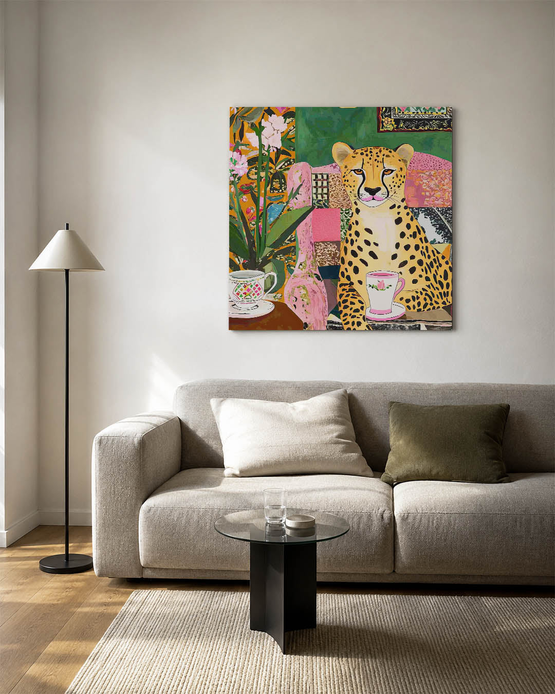 Vrolijke dierenkamer Kunstwerk