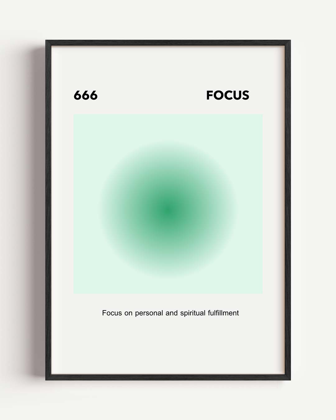 Groene Focus Inspiratieposter-WallArtistic
