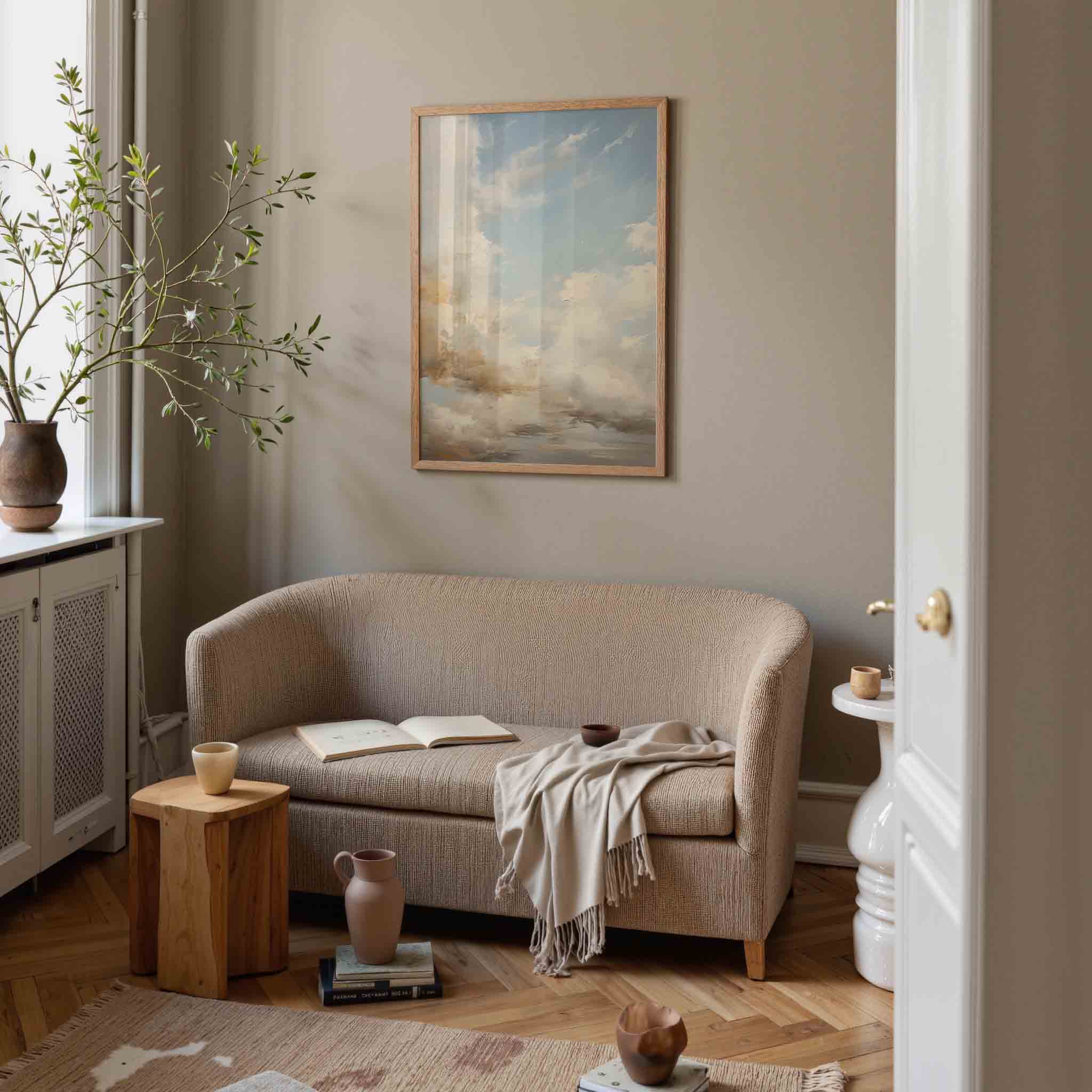 Lucht en wolken Poster