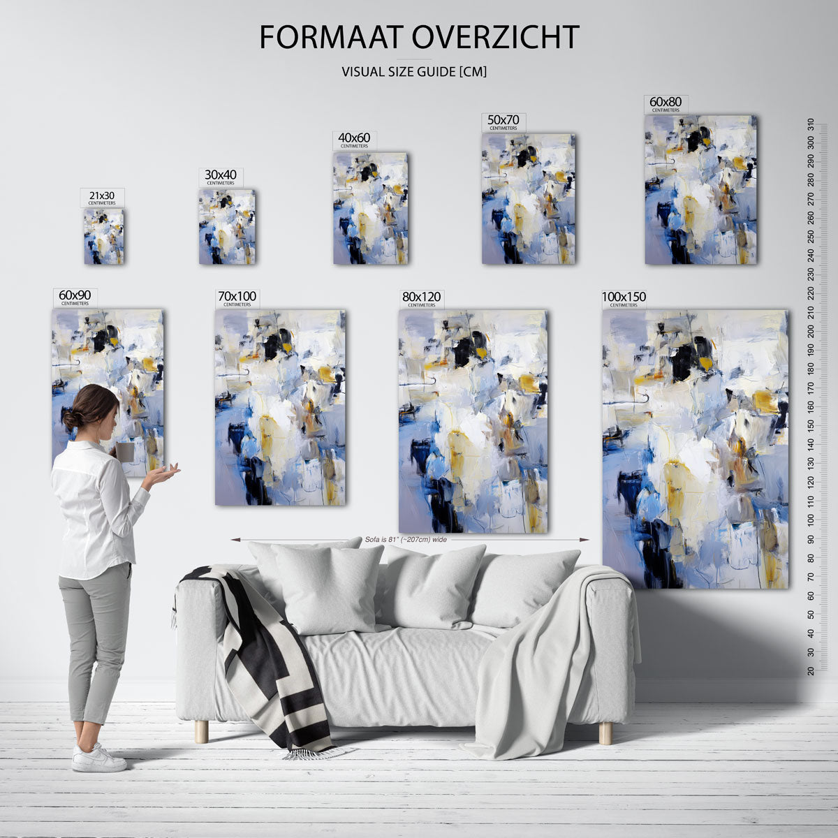 Abstracte vormen Poster