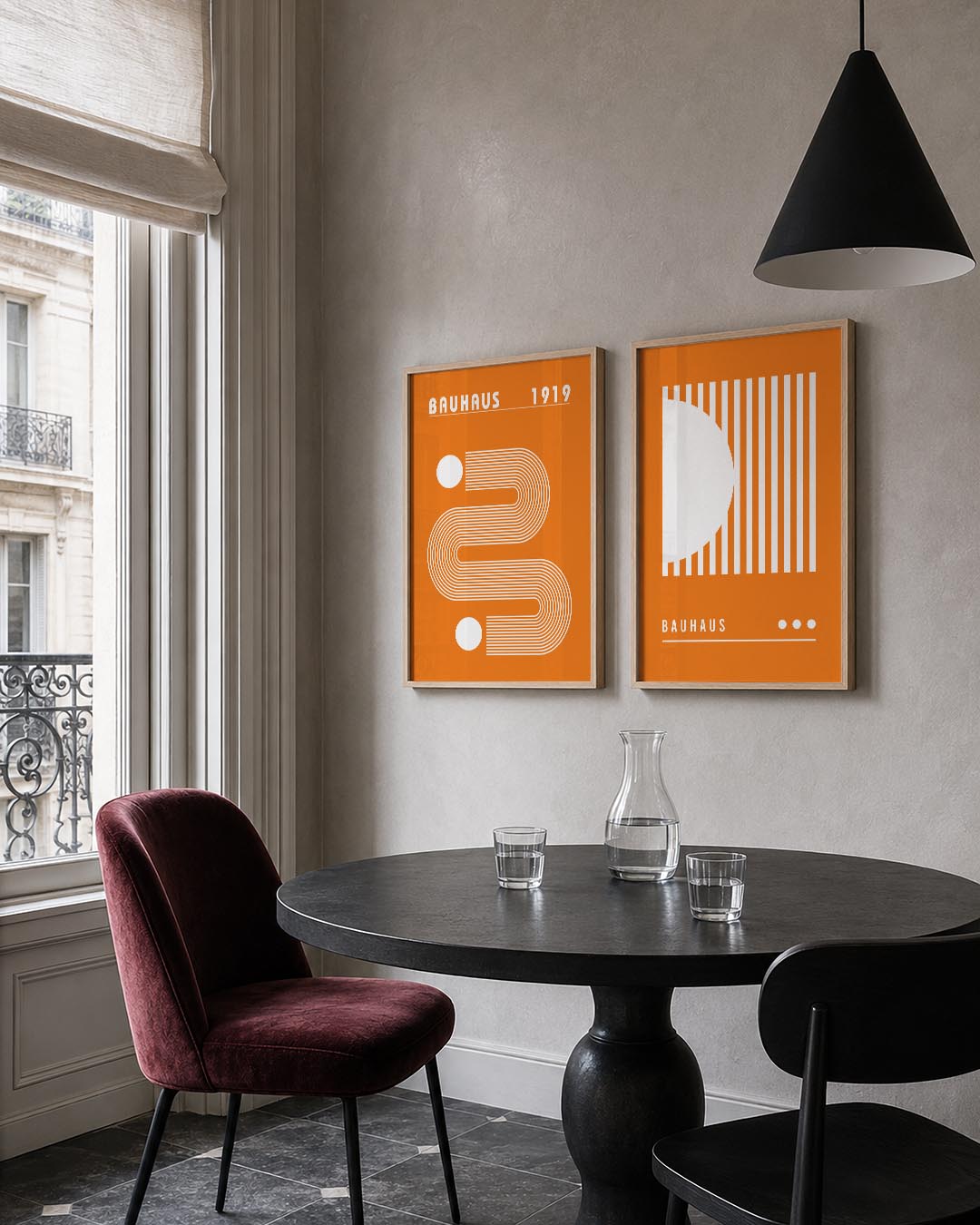 Lijnen en vlakkenspel Posterset