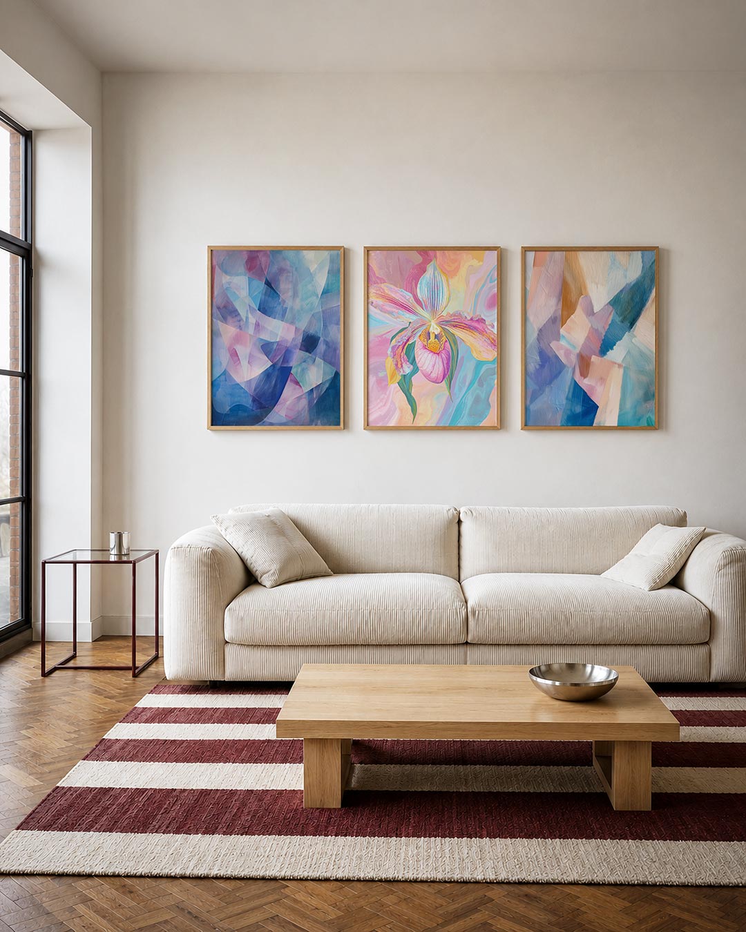 Kleurvlakken harmonie Posterset