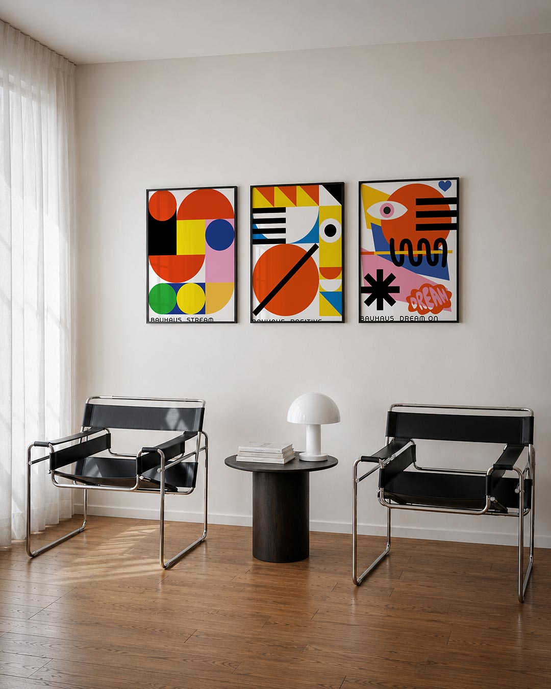 Vormen en kleurvlakken Posterset