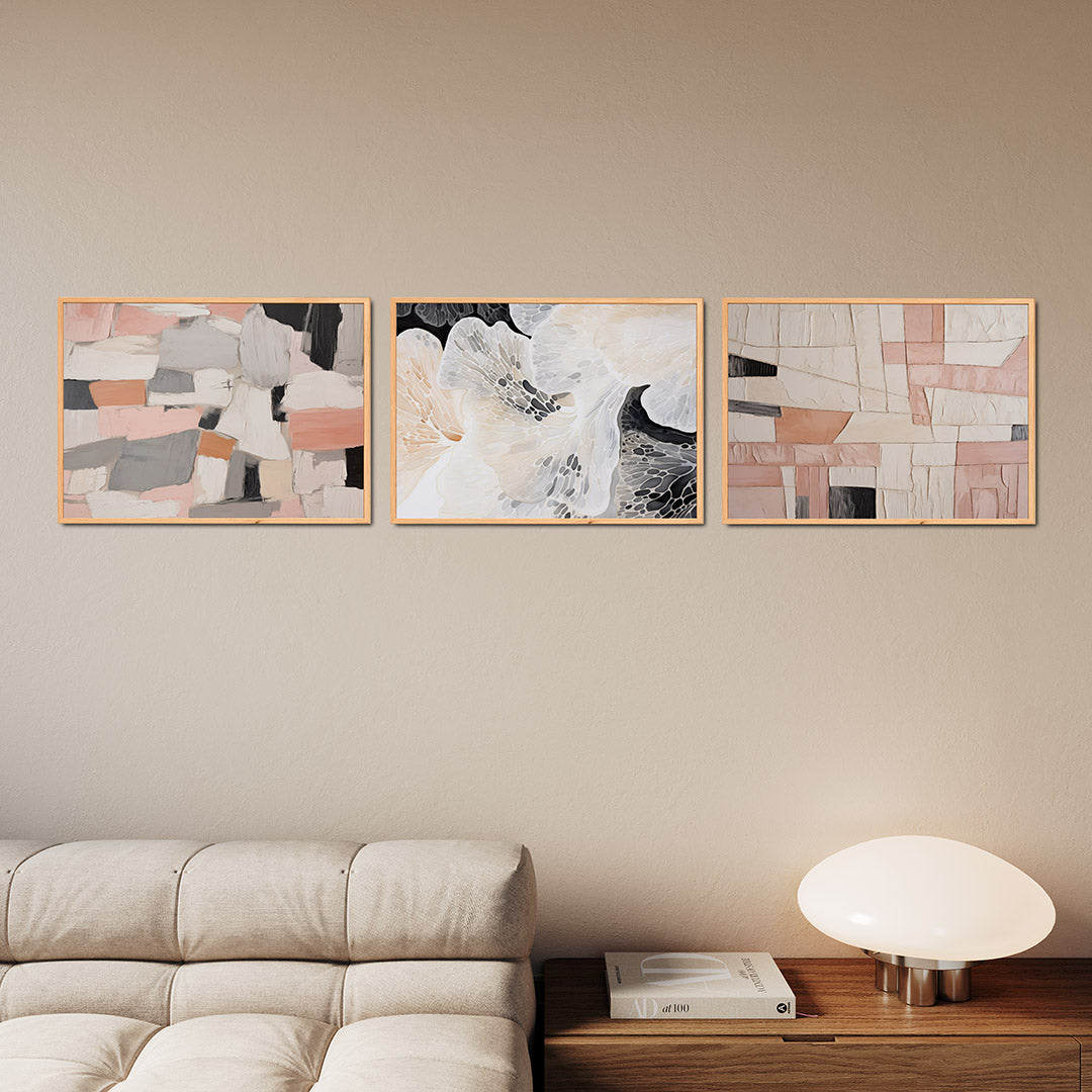 Vorm en kleurvlakken Posterset