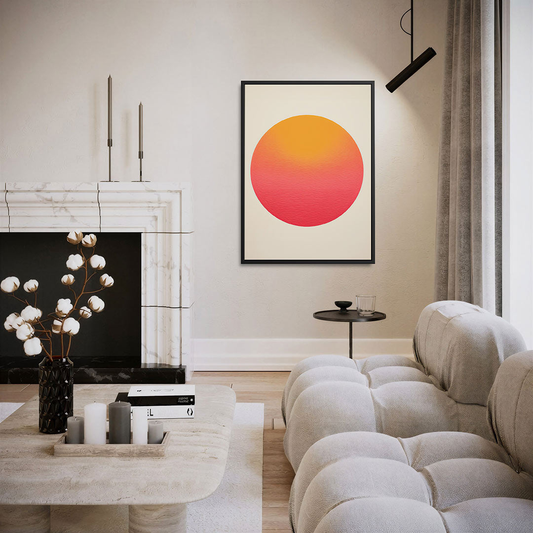 Kleurrijke cirkel Kunstwerk