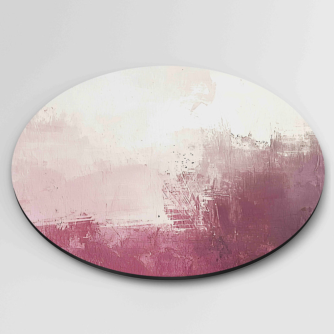 Abstracte roze Muurcirkel