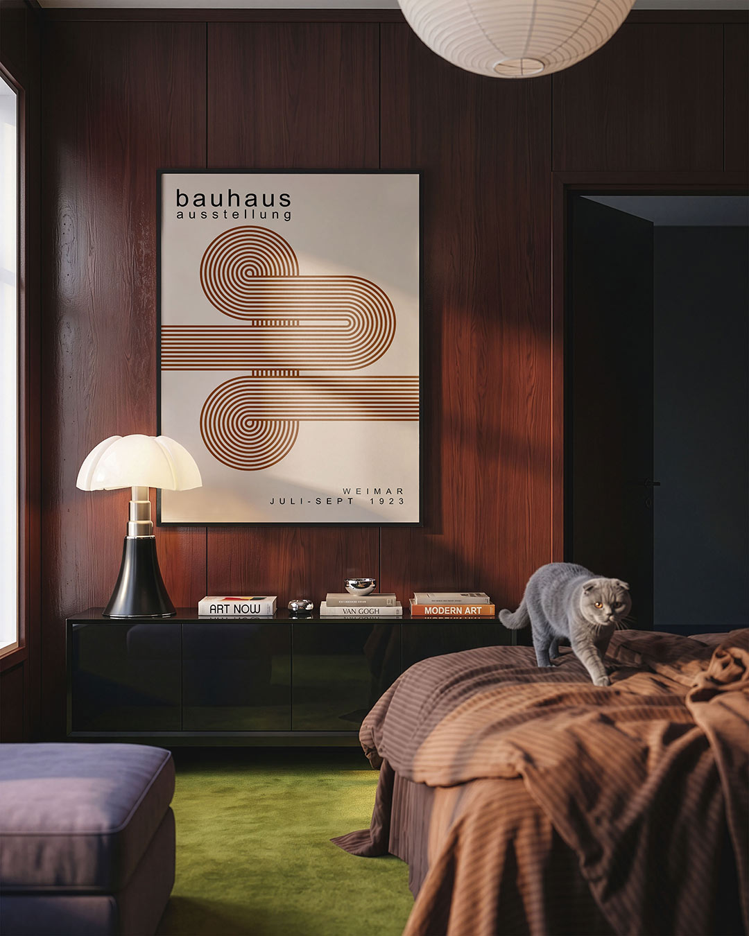 Lijnen en vlakkenspel Poster