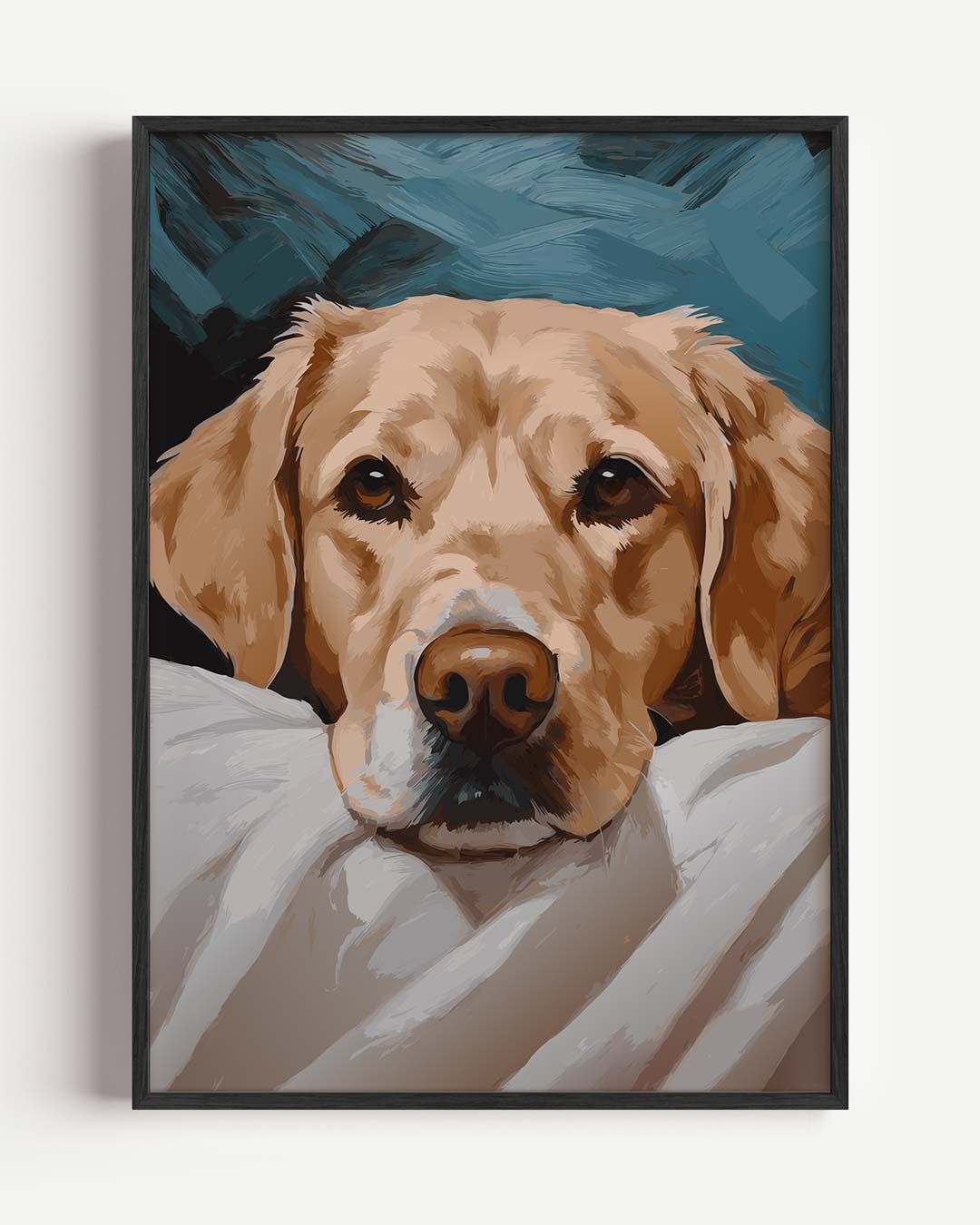Knusse Labradors Dierenposter-WallArtistic