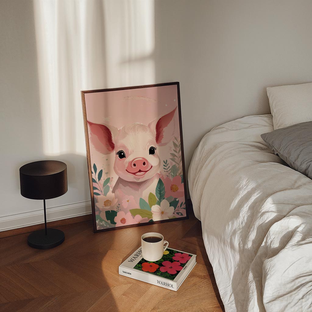 Vrolijke Varkentjes Poster-WallArtistic