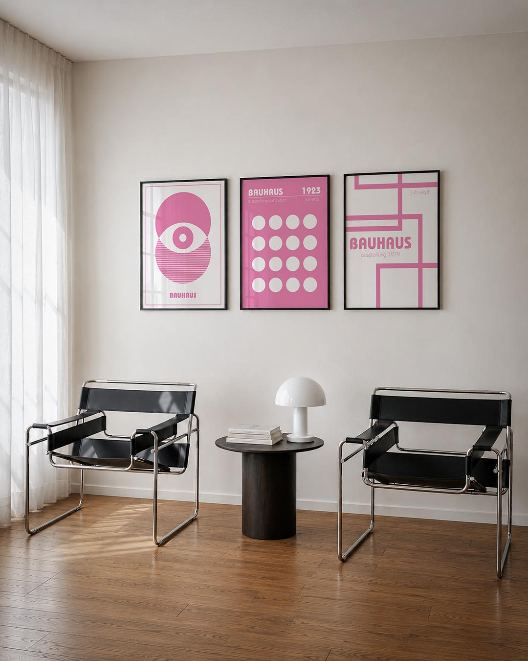Cirkel en strepen Posterset