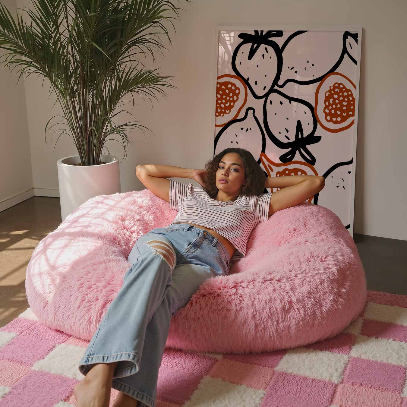 Fruitige Vibe Kunstposter-WallArtistic