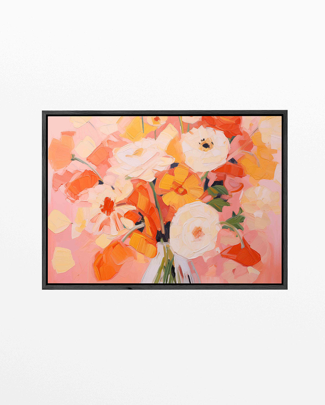 Bloemrijke kleurenexplosie Kunstwerk