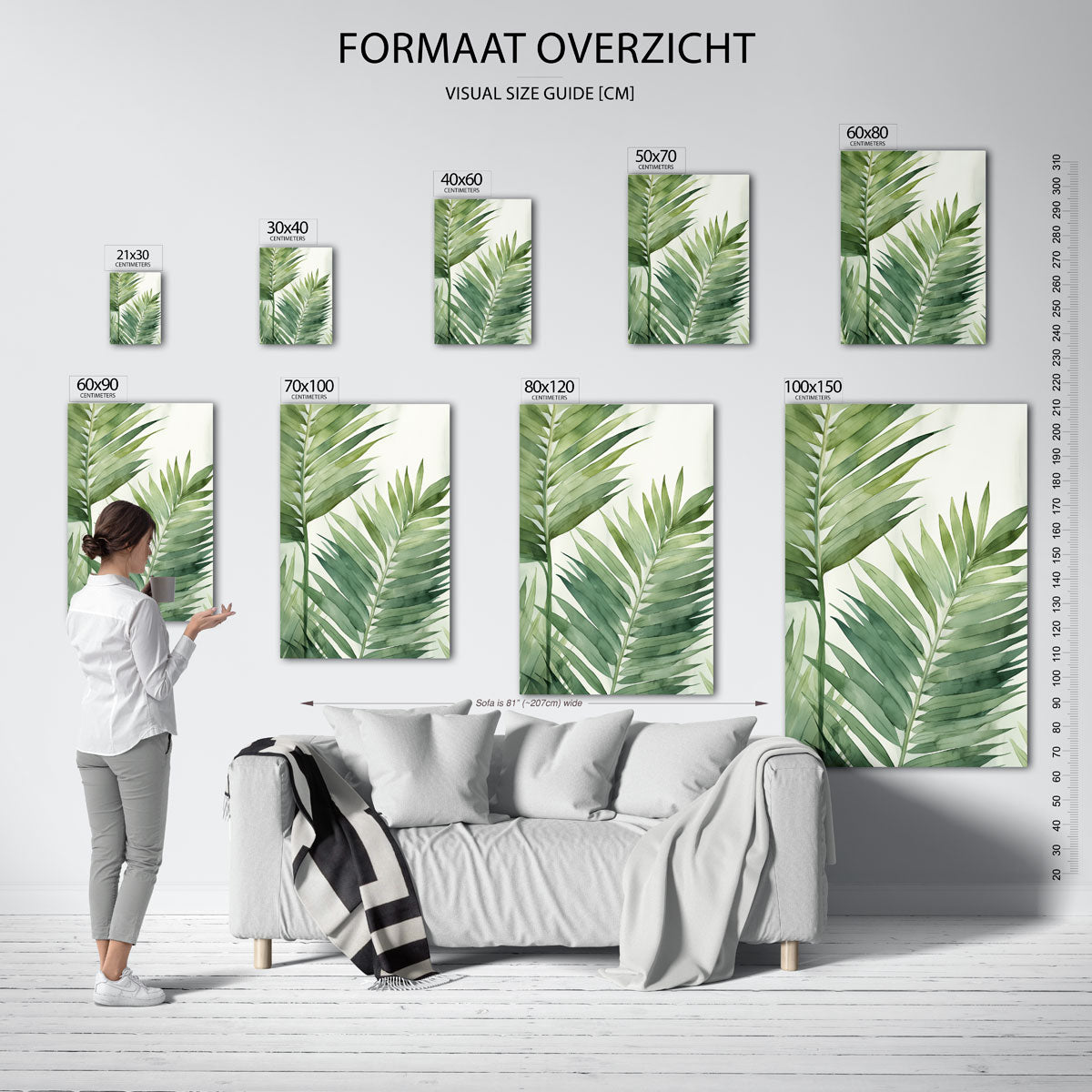 Groene bladeren Poster