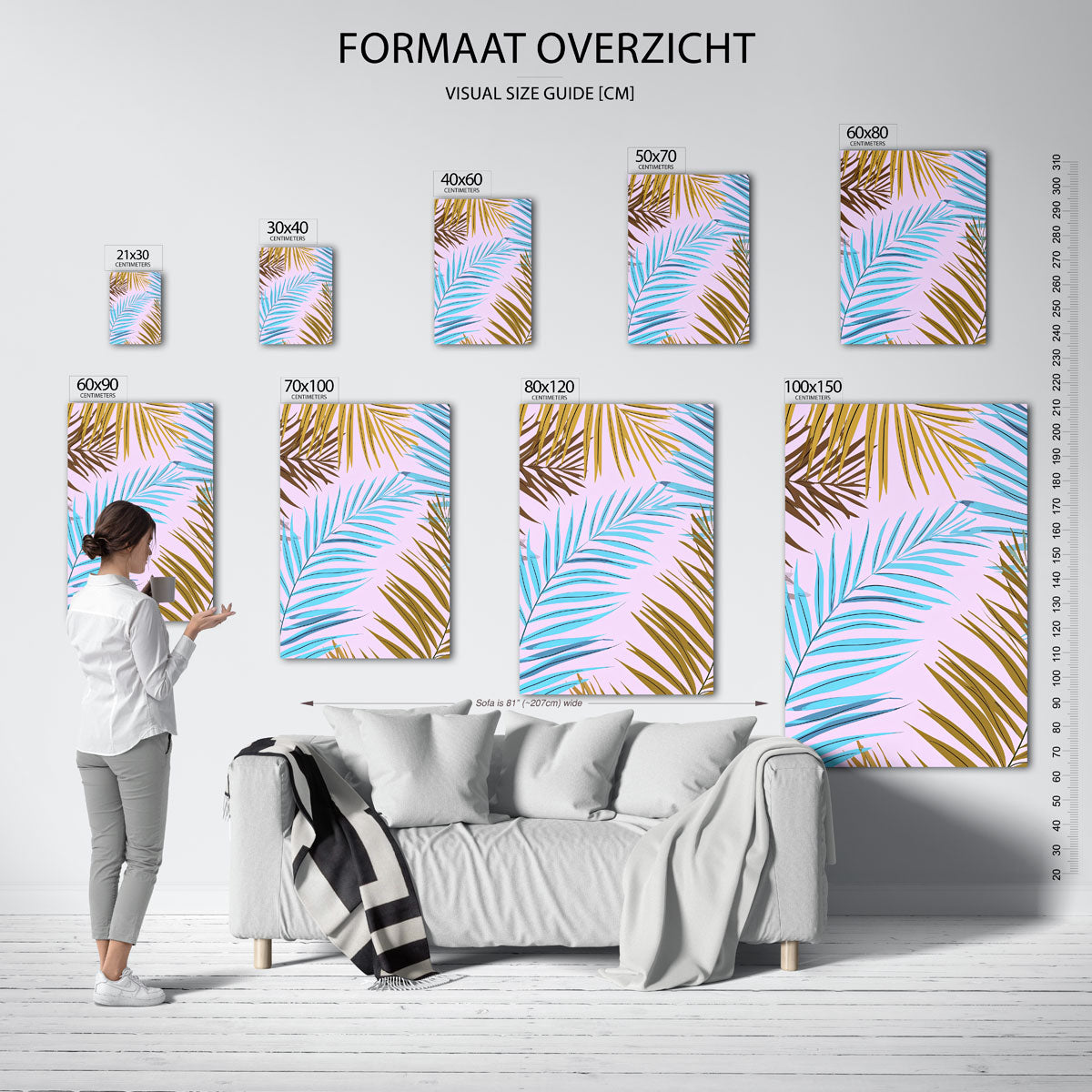 Bladeren en takken Poster