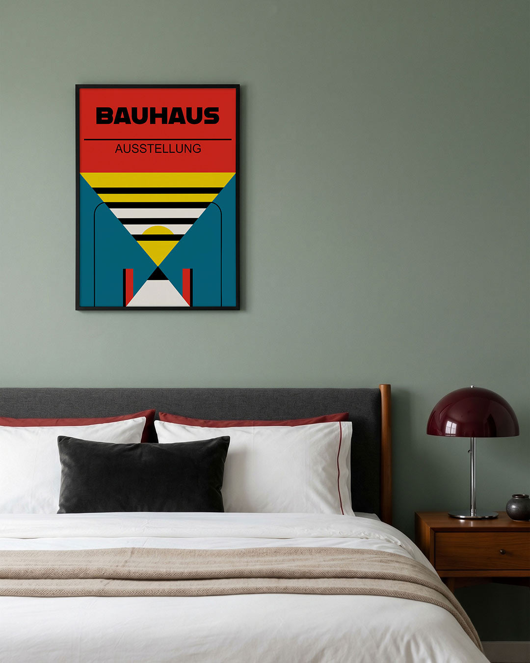 Kleurvlakken en lijnen Poster