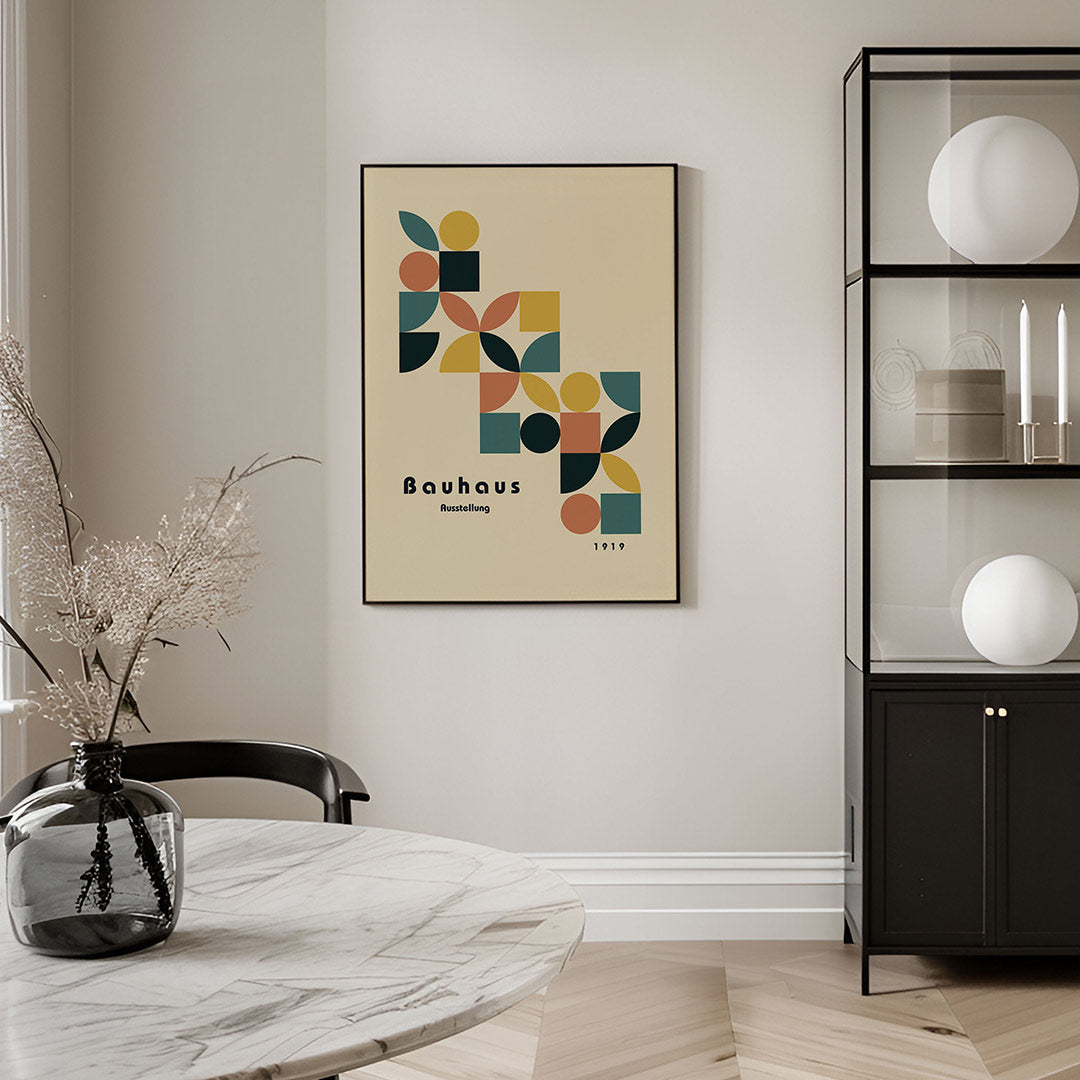 Vormritme en kleur Poster