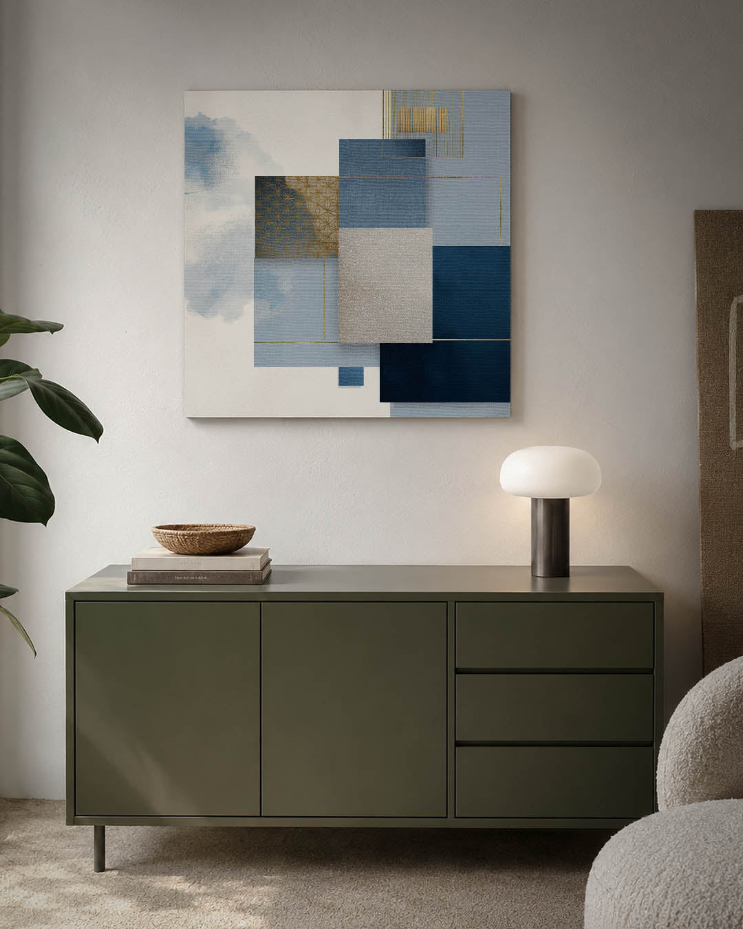 Geometrische compositie Kunstwerk
