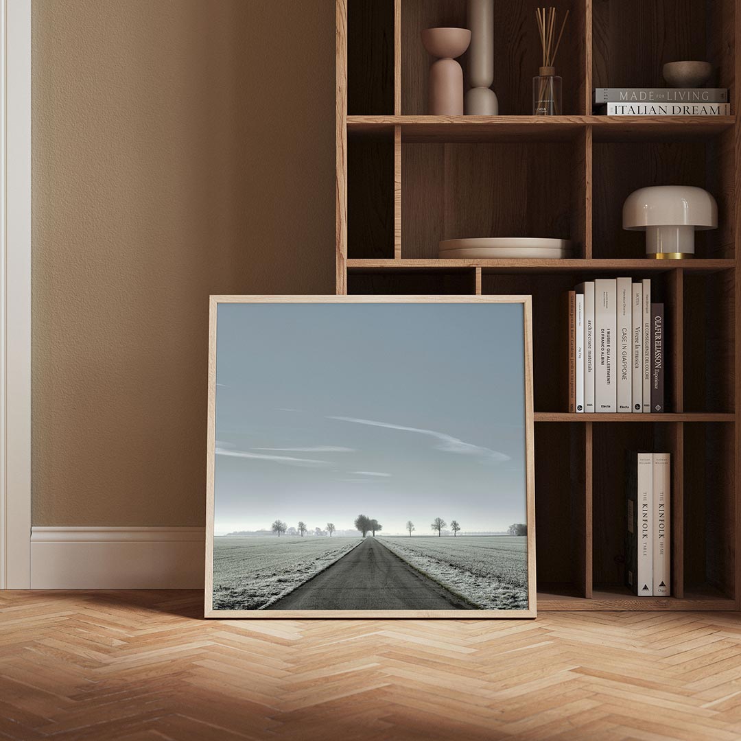 Rustige weglandschap Poster