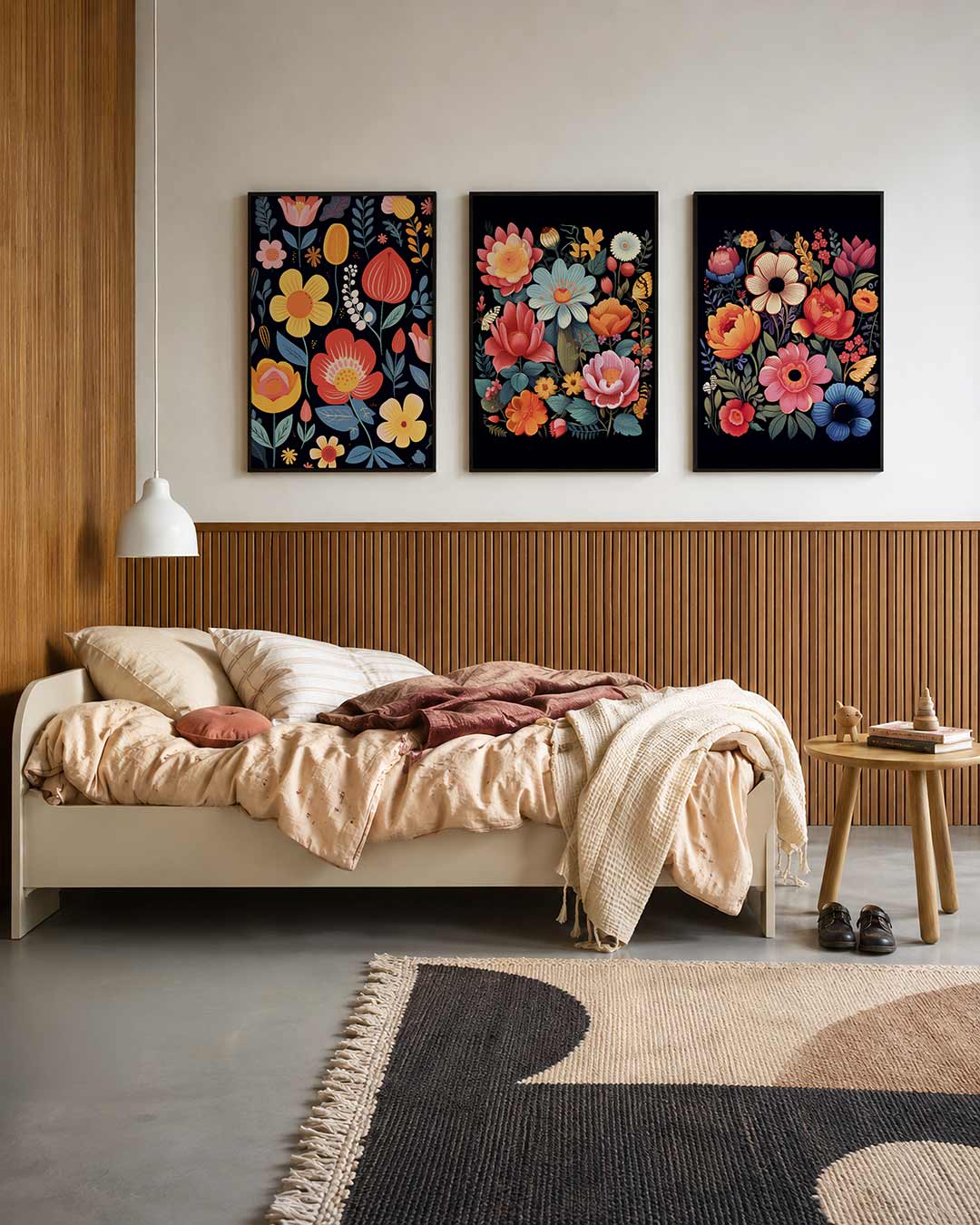 Bloemrijke vormen Posterset