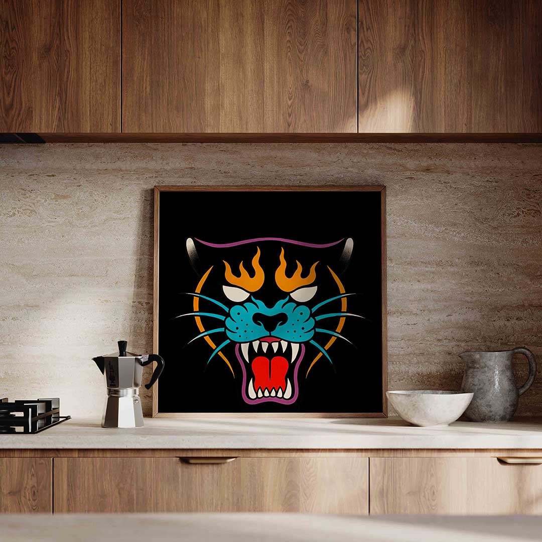 Panter gezicht Poster