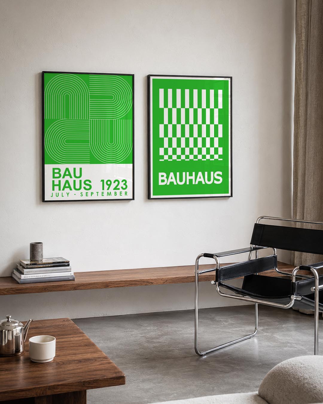 Lijnen en kleurvlakken Posterset