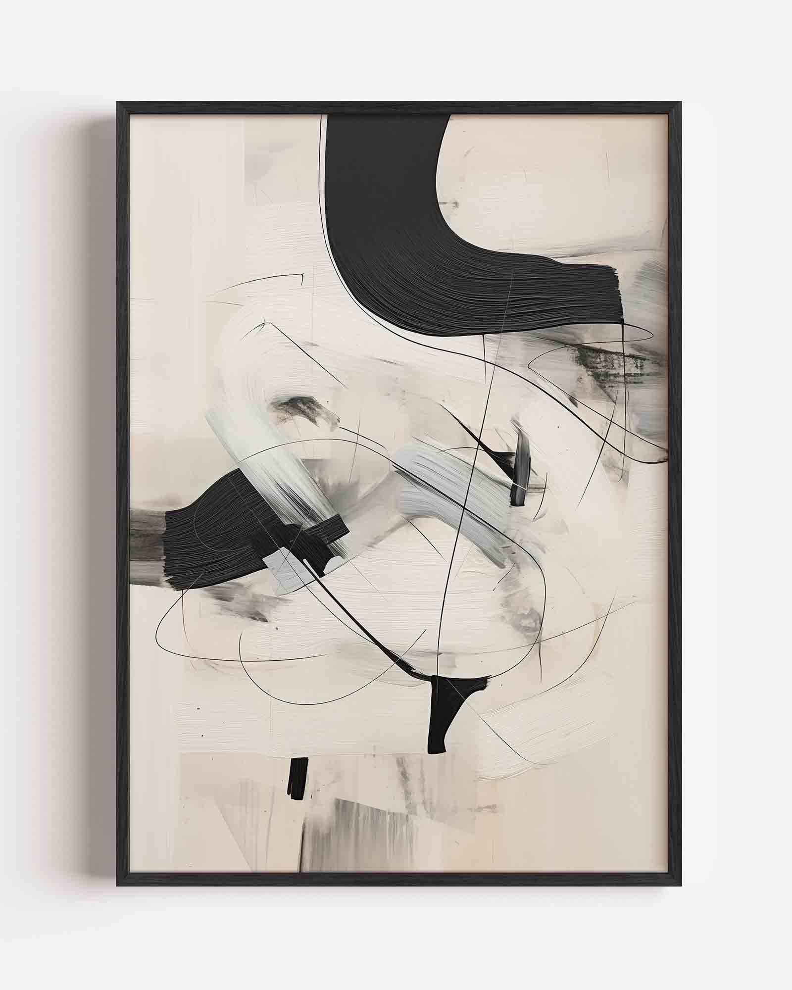 Abstracte lijnen Poster