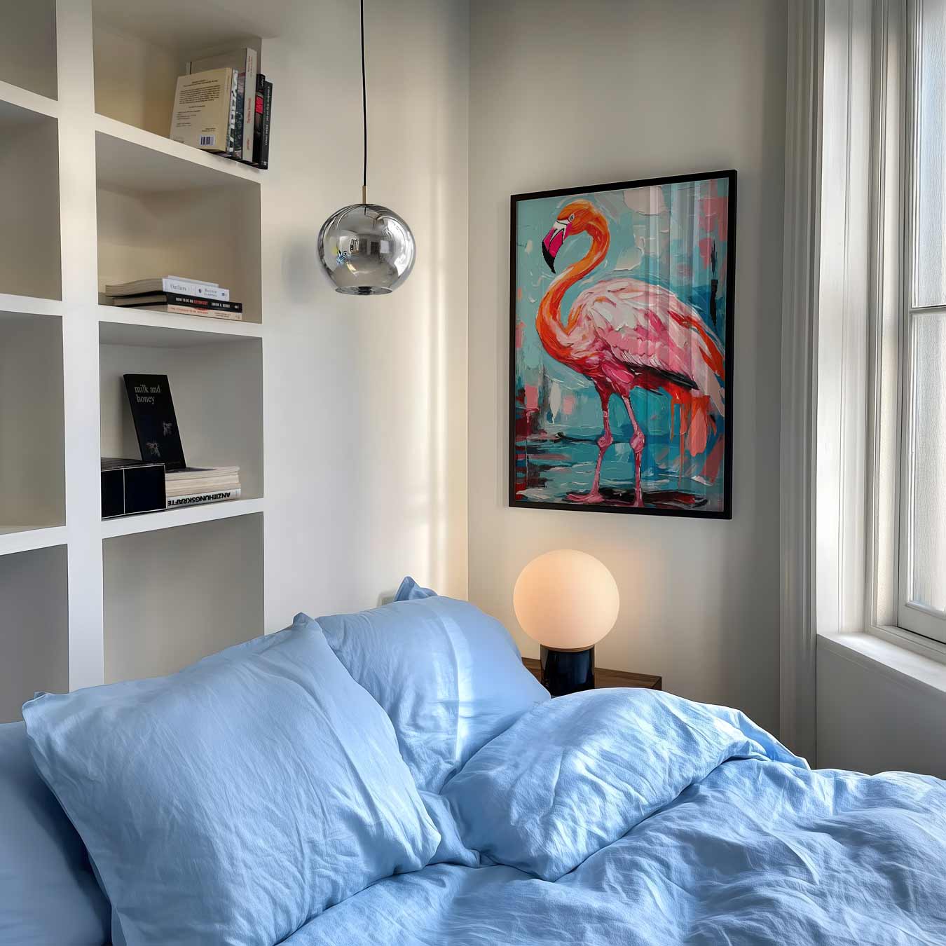 Flamingo Droomwereld Poster-WallArtistic