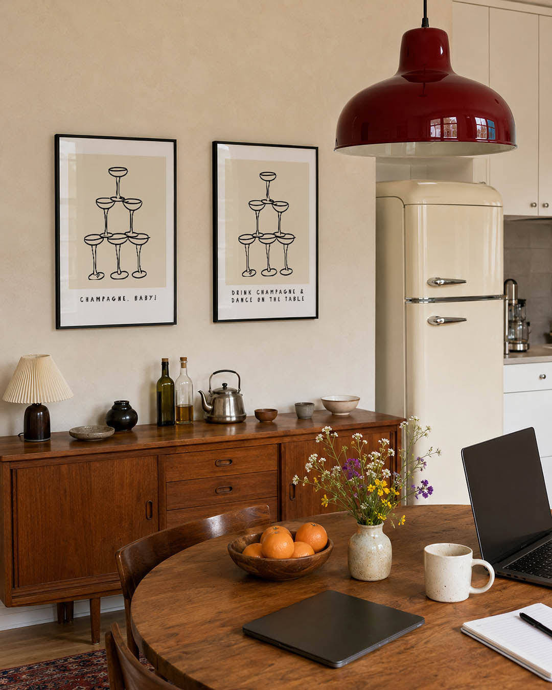 Glazen stapeling Posterset