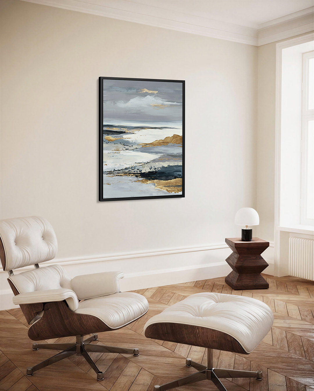 Gelaagde landschapstinten Kunstwerk