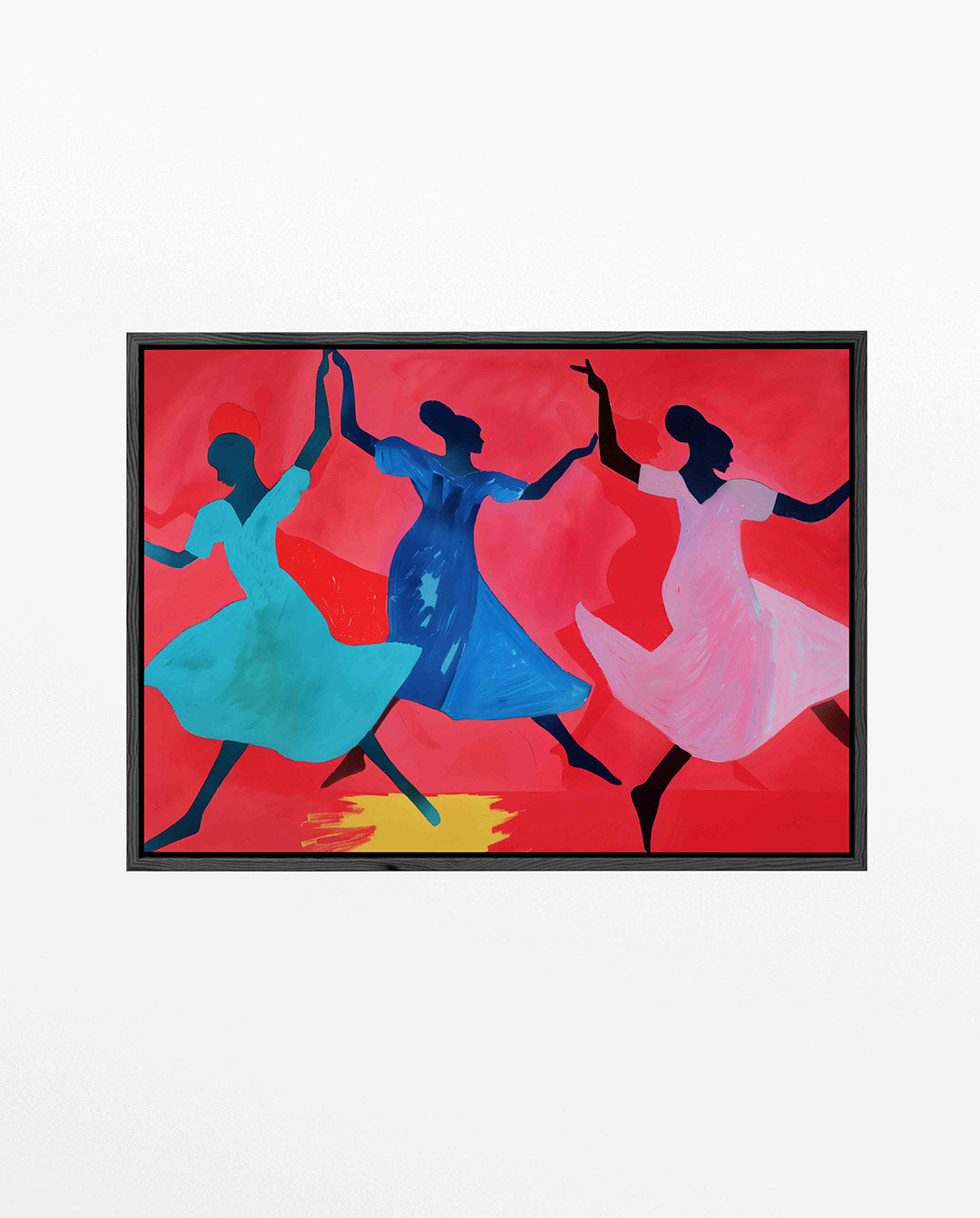 Dansende figuren Kunstwerk