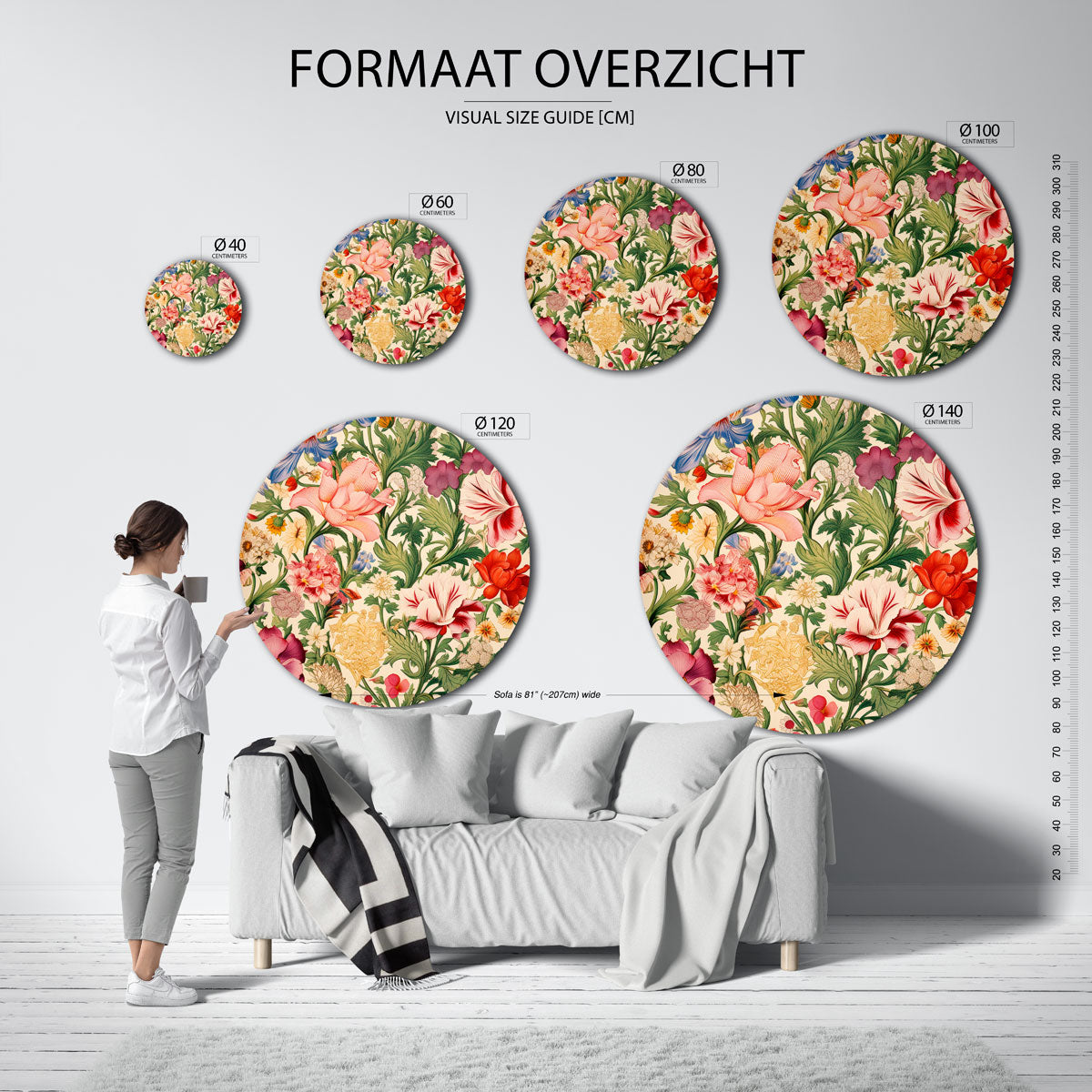 Bloemenpracht Muurcirkel