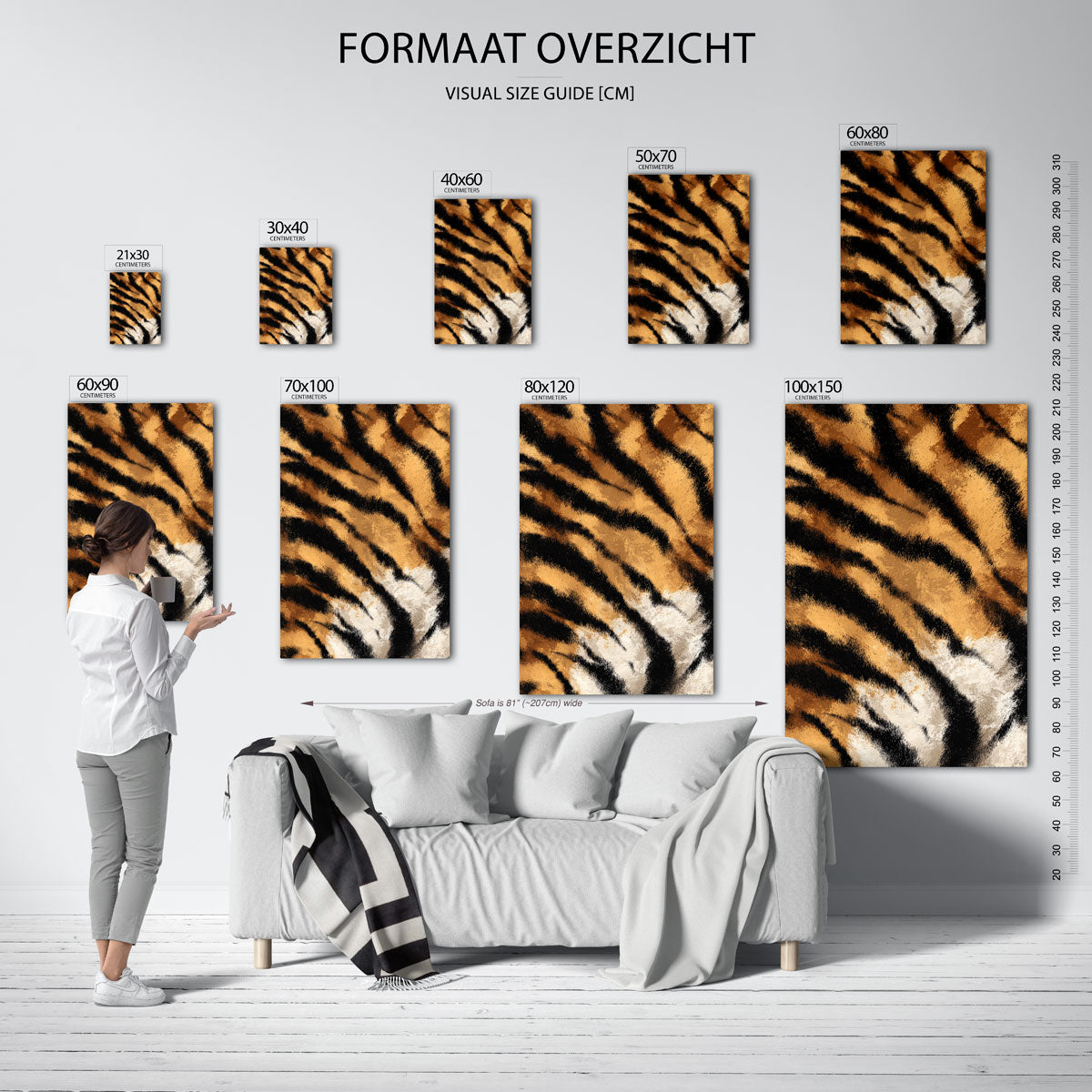Tijgerprint Poster