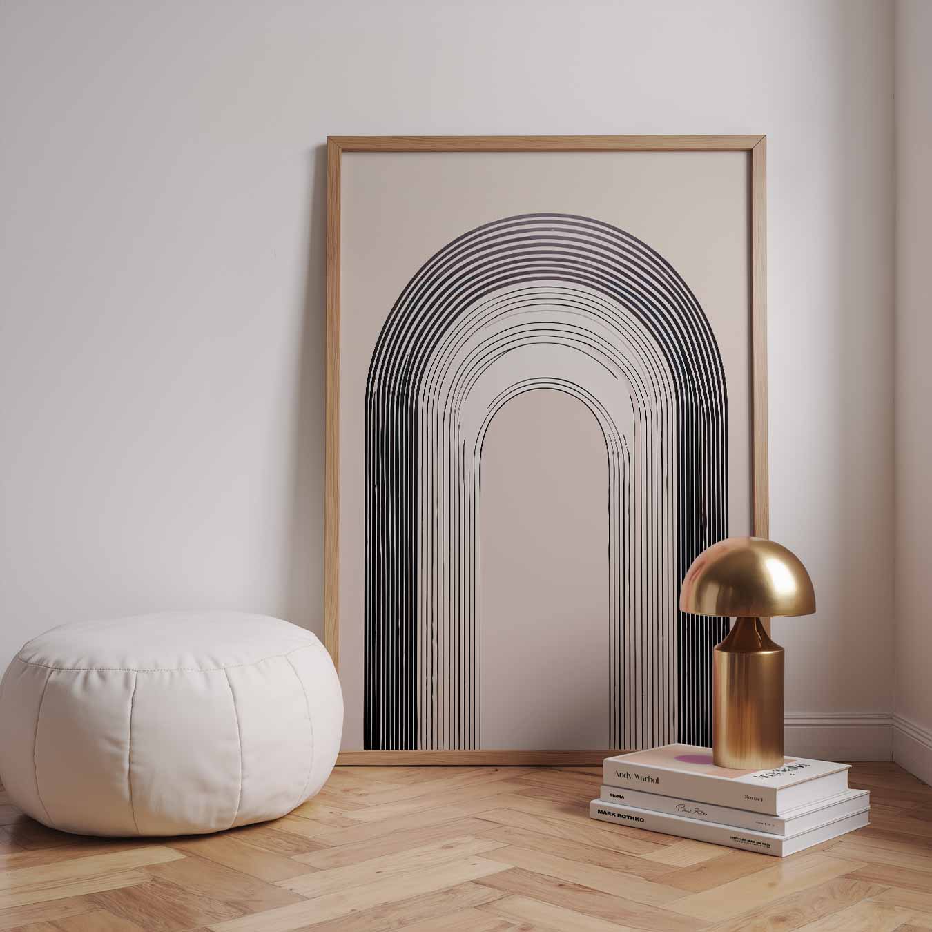 Moderne Boog Abstract Poster-WallArtistic