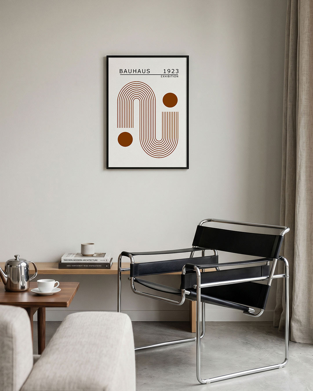 Lijnen en cirkels Poster